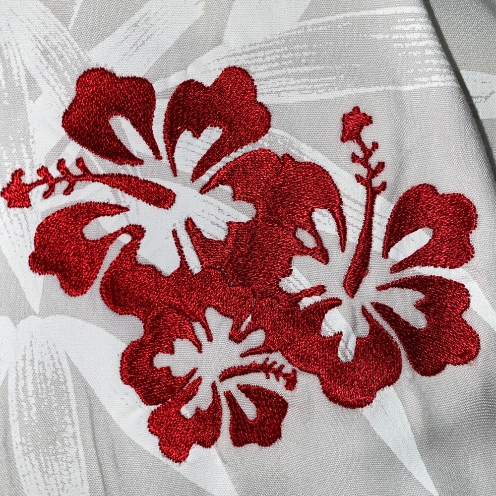 Paradise Found Hawaiian Shirt Rayon Mens 2XL Floral Hibiscus Honolulu Cruise AOP - Picture 4 of 11